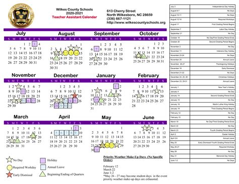 Academic Calendar Wfu